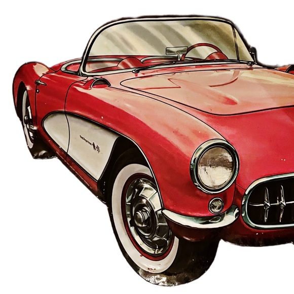 GM Car - Vintage Mustang Roadster Metal Sign Wall Decor - Picture 3 of 7